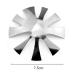 Almond Easy French Smile Line Nail Art Manicure Edge Trimmer - 9 Sizes | Acrylic Nail Cutter Tool HJ-NAT196-FS10 | 1 Count - Buy Online on GoSupps.com
