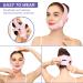Facial Slimming Straps & Double Chin Reducer Band for Men & Women - V-Line Face Mask & Reusable Moisturizing Tape - Buy Online on GoSupps.com