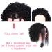 Fancy Afro Kinky Wig - Short Curly Heat Resistant Half Wig for Women - Synthetic Party Cosplay Hairpiece - Buy Online on GoSupps.com