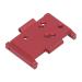 Center Gear Mounting Plate Long Durability Perfect Fit Aluminum Alloy Medium Reduction Gear Hard Disk Lightweight for HOBBYPLUS 1/18 4WD CP18P RC Car (Red) #712