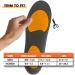 FOOTSECRET Work Boot Comfort Insoles - Extra Shock Absorption & Anti-Fatigue for Women - Neutrally Arch Support in Orange - Buy Online on GoSupps.com