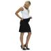 YESET Maternity Skirt Skirt Denim Skirt Jeans Knee Length Maternity Stretch Pregnancy Mini Denim 40 Jeans-schwarz