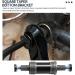 Hoypeyfiy BB-UN26 Square Taper Bottom Bracket 68 * 123/127 / 110mm (Black 1Pcs) 68*110 - Buy Online on GoSupps.com
