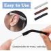 Buy Anti-Slip Glasses Ear Pads - 2 Pairs in Black/Gray | Comfortable Glasses Accessories for Secure Fit - Buy Online on GoSupps.com