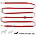 Kuri Pai 3m Dog Leash for Small Dogs | Comfortable Double Linen Leash | Sustainable Bamboo | Red | S Size (280cm x 1.5cm) - Buy Online on GoSupps.com