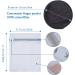 Kinhwa Smart Pads - 14 Reusable Microfiber Cotton Makeup Remover Pads | Washable Facial Cleaning Towels | Sustainable & Soft with Clothesack - Black - Buy Online on GoSupps.com