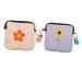 Lurrose Period Bags 2pcs Napkin Storage Bag Tote Bag Zipper Storage Tote Girl Makeup Kit Zip Around Wallets for Women Period Menstrual Pad Holder Multi-function Storage Bags Mini