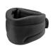 Sharplace neck support bandage neck collar wraps keep stable ergonomic neck bandage made of soft sponge breakthrow for reading friends men black