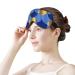 Retro Vibes Water Waves Sleep Mask - Luxury Eye Cover for Sleeping & Travel - Adjustable Strap, Blocks Light - Men & Women - Buy Online on GoSupps.com