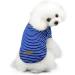 Heroic Striped Pet Pullover Sweater for Small Dogs & Cats - Cute Dog Clothes in Pink Red Blue Gray (1.2-9.0 kg) - Buy Online on GoSupps.com
