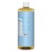 Dr. Bronners Baby Unscented Liquid Soap 32oz 2-Pack - Organic 18-in-1 Soap for Face, Hair, Laundry, Dishes - Sensitive Skin, Babies - No Fragrance added - Buy Online on GoSupps.com