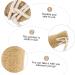 Loofah Bath Towel Scrubber | Exfoliating Bath Sponge & Back Scrubber Strap - Beige - Perfect for Travel & Shower - Buy Online on GoSupps.com