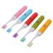 Gatuida 5st mini toothbrush Togant toothbrushes comfortable toothbrush daily toothbrush foldable toothbrush portable toothbrush hand toothbrush travel size child fold plastic
