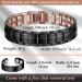 Vicmag Copper Bracelet for Men | Ultra Strength Magnetic Double Row | 99.99% Pure Copper | Adjustable with Tool & Gift Box (Black) - Buy Online on GoSupps.com