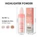 Jutqut Highlighter Patting Powder - Body Shimmer Makeup Stick (02 Fairy Pink) - Buy Online on GoSupps.com