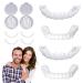 2 pairs of teeth for plug in dentures wrong teeth veneers artificial tooth bleaching set at the top and below dentures temporary for men women