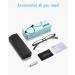 ANRRI Blue Light Glasses for Men - Semi Rimless Rectangle Black Metal Frame - UV Blocking Computer Glasses A1-Black - Buy Online on GoSupps.com