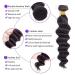20 22 24 26 Inch Loose Deep Wave Human Hair Bundles - Brazilian Virgin Hair, 100% Unprocessed, Can Be Dyed and Bleached - Natural Black - 4 Bundles - Buy Online on GoSupps.com