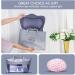 CielClair Bath Pillow for Tub - Ultra Thick Ergonomic Spa Pillow with Neck, Shoulder, and Back Support - 4D Air Mesh Cushion with 6 Non-Slip Suction Cups - Navy - Buy Online on GoSupps.com