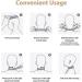 Cervical Neck Traction Device 360 Rotation Adjustment Neck Brace Folding Design Easy to Carry Neck Straightener Suitable for Men Women Students - Buy Online on GoSupps.com
