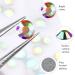 Sunbow Rhinestones for Nails - 1848 Pcs Nail Charms Set with Multi-Shape Flat Jewels - DIY Nail Art Gems for Phones, Clothes, Shoes, Bags - Iridescent Clear Crystals - AB Rhinestones Included - Buy Online on GoSupps.com