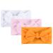 Aolso Baby Girl Headbands 3pcs Baby Headbands Hair Bands Newborn Headbands Baby Girl Bows Toddler Hairbands and Bows Child Hair Accessories Ordinary style-3pc