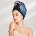 Quick-Dry Hair Towel Wrap with Button - Turban Head Towel for Fast Hair Drying | Perfect for Hairdressers & Home Use - Buy Online on GoSupps.com