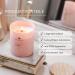 Love Scented Candle - Vegan Rose Quartz Soy Wax Candle (220g) | Romantic Pink Champagne Scents - International Shipping Available - Buy Online on GoSupps.com