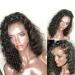 Shop Lace Front Human Hair Bob Wigs - 16 Inch Curly Pre Plucked Virgin Hair with Baby Hair | 150% Density Naturally Styled - Buy Online on GoSupps.com