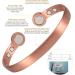 Shop ENERCOPPEX 3500 Gauss Female Magnetic Copper Cuff Jewelry - 99.99% Pure Adjustable with 6 Magnets - Buy Online on GoSupps.com