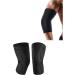 CAMBIVO 2 Pack Knee Brace (Black X-Large) & 2 Pack Elbow Brace (Black Large)