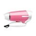 Travel Hair Dryer 1000W Portable Ion Hair Dryer Professional Home Hair Dryer with Nozzle Hot and Cold DC Motor (Pink)