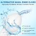 Uraqt Nasal Douche Replacement Head - 4 PC Attachments for Nasal Rinsing | Silicone Tips for Adults Babies & Children | Olive Type Nose Washing Can - Buy Online on GoSupps.com