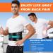 Back Brace for Men - 360 Support & Lumbar Pad | Adjustable Breathable Back Support for Sciatica Herniation & Scoliosis (Large 37.4 - 45.2 - Buy Online on GoSupps.com