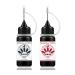 BiBiSi Temporary Painting Markers Kit Semi Permanent Body Art Paint DIY Fake Markers for Women Kids Men (black+red)