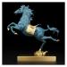Buddha Statue/Buddha Figurines Statue Copper Chinese Zodiac Horse Statue Home Decoration Best Housewarming Opening Gift Collectible Figurines 11.8 Inch Height (Blue/Red) Buddha Statue Decora (Mug)