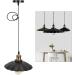 Industrial Metal Retro Pendant Light | Vintage Umbrella-Shaped Fixture for Restaurants Halls and Kitchens | Adjustable Cord Length | Durable Decor - Buy Online on GoSupps.com