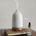 Essential Oil Diffuser Humidifier 100ML - Aromatherapy Ceramic Diffuser Wood Grain with 7-Color Night Light for Home Office Decor - A-White Wood Grain - Buy Online on GoSupps.com