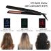 Professional Hair Straightener Iron with LCD Display | Customizable Black Hair Tool for Salon Quality Results - Buy Online on GoSupps.com