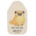 Mr. & Mrs. Panda Personalized hot water bottle Pug - personalized gifts dog mom personalized hot water bottle with reference pet white
