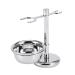 Stainless Steel Shaving Stand & Bowl Set | Essential Shaving Brush Holder & Soap Cup for Men - Buy Online on GoSupps.com