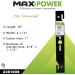 MAXPOWER 330100B Universal Lawn Mower Blade - 40.6 cm | Durable High-Performance Black | International Shipping Available - Buy Online on GoSupps.com
