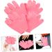 Healeved 2 Pairs Moisturizing Gloves Lotion Mittens Hand Moisturizing Glove Gloves for Sleeping Sleep Gloves for Dry Hand Silicone Gloves Pink Silica Gel Miss Dry Hands Full Foot Cover - Buy Online on GoSupps.com