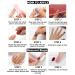 RikView French Acrylic Press on Nails - Medium Length Square Fake Nails in Nude Pink - Buy Online on GoSupps.com