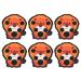 10PCs thermometer sticker sticker fever thermometer stripes color mixing animal pattern baby front strip temperature 35-40 C for toddlers adult at home trip (lion)