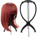 High-Quality Portable Wig Stand Holder | 6 Stucco Plastic Wig Dryer & Display Holder - Movable & Durable Black Design - Buy Online on GoSupps.com