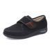 Yytcsjz Men's Diabetic Shoes Extra Wide Surgery Recovery Shoe Wide Comfortable Non Slip Fattening and Widening for Edema Arthritis Fasciitis Swollen Feet (Color : Black Foot Length : 12 in) 12 in Black