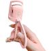 Heated Eyelash Curlers Rechargeable Electric Eyelash Curler Handheld Eyelash Heated Curler 2 Heating Modes with Sensing Heating Silicone Pad Saving Makeup Time Quick Natural Curling Eye Lashes - Buy Online on GoSupps.com
