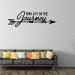 Joyful Journey Arrow Quote Decal Sticker - Wall Vinyl Art Decor - Buy Online on GoSupps.com