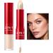  Pruojhw Women's double-ended concealer pencil for a full and blended look creamy concealer to cover skin and imperfections for everyday use travel etc. - Buy Online on GoSupps.com